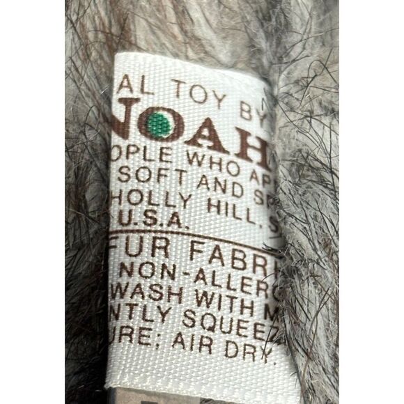 Vintage Ms. Noah Bunny Rabbit Hare Plush Brown Gray Rare Floppy Ears Nostalgia - Picture 6 of 9